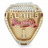 MLB 2021 Atlanta Braves World Series Championship Replica Fan Ring with Wooden Display Case